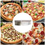 Stainless Steel Pizza Cutter Slicer Chopper Tool Mezza Luna Chef Tool AU - Image 7