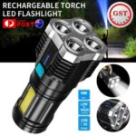 Super Bright 1000000LM Torch Led Flashlight USB Rechargeable Tactical Light