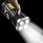 Super Bright 1000000LM Torch Led Flashlight USB Rechargeable Tactical Light - Image 3