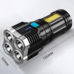 Super Bright 1000000LM Torch Led Flashlight USB Rechargeable Tactical Light - Image 2