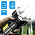 Super Bright 1000000LM Torch Led Flashlight USB Rechargeable Tactical Light - Image 7
