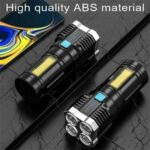 Super Bright 1000000LM Torch Led Flashlight USB Rechargeable Tactical Light - Image 6
