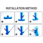 Swimming Pool Vacuum Cleaner Pool Cleaner Set Pond Fountain Cleaner With Brush - Image 5