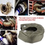 T3 Turbo Blanket Heat Shield Beanie Cover Titanium GT28 GT25 GT30 32 35 37 47 AU - Image 2