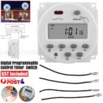 Timer Switch DC 12V/24V Digital LCD Programmable Control Time Relay Day/Week AU