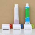Toothpaste Squeezer Bathroom Tube Easy Stand Dispenser Rolling Holder Seat AU - Image 3