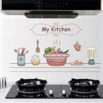 Transparent Backsplash Waterproof Oil Proof Wall Sticker Kitchen Desk Home Decor - Image 6