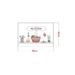 Transparent Backsplash Waterproof Oil Proof Wall Sticker Kitchen Desk Home Decor - Image 2