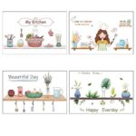Transparent Backsplash Waterproof Oil Proof Wall Sticker Kitchen Desk Home Decor - Image 4