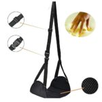 Travel Foot Rest Footrest Leg Pillow Airplane Flight Foam Cushion Sling Hammock - Image 6