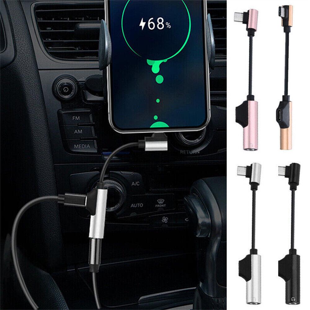 Type-C To 3.5mm And Charger Headphone AUX Audio Jack USB C Cable Adapter 2 In 1 - Image 6