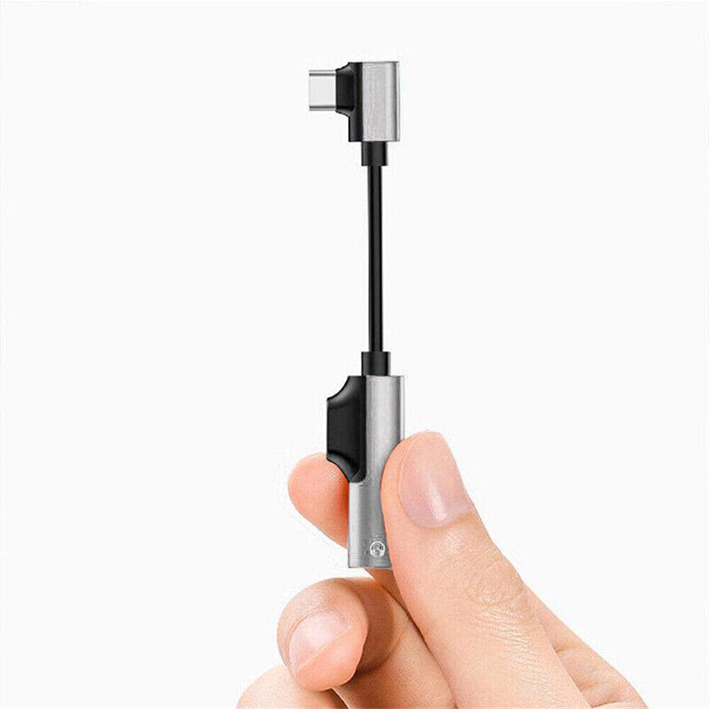 Type-C To 3.5mm And Charger Headphone AUX Audio Jack USB C Cable Adapter 2 In 1 - Image 3
