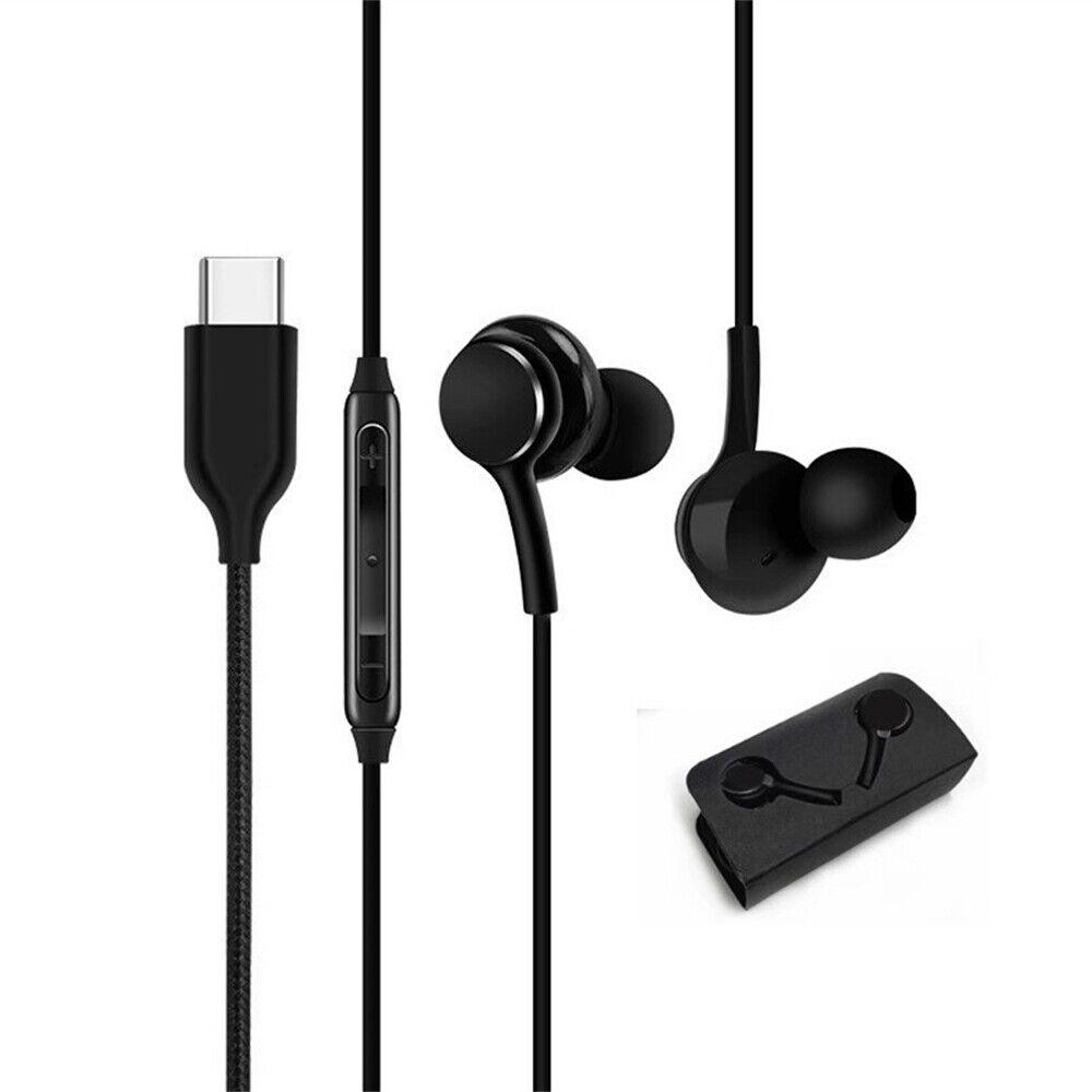 Type C USB Handsfree Earphone for Samsung Galaxy S20 S21a Note 20 Pixel 4 (JS08) - Image 4