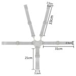 UP High Chair Security Straps Replacement 5 Point Children Safety Harness Straps - Image 2