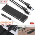 USB 3.1 6Gbps To M.2 NVMe SSD External Enclosure Storage Case Box USB-C Drive