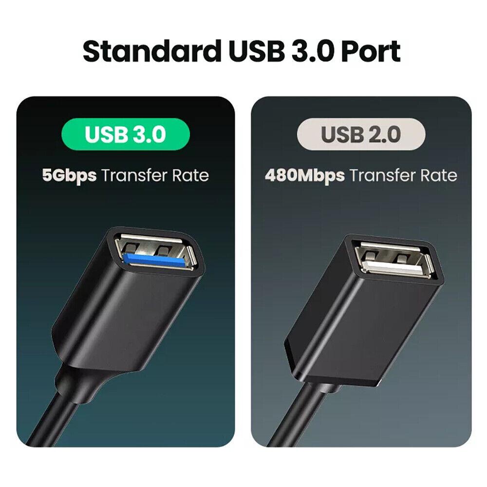 USB 3.1 Type C Male to USB 3.0 A Female Converter USB-C Data Cable Adapter OTG - Image 2
