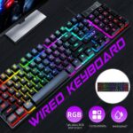 USB Wired Keyboard 104 Keys Keyboard Gaming Keyboard Mechanical Keyboard For PC - Image 3