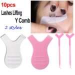 Up To 30x Eyelash Lashes Lifting Lift Perm Y Comb Brushes Tool Separating Brush
