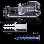 Up to 20pcs Safety Roller Blind Chain Shade Tensioner Holder Clip Curtain Cord - Image 3