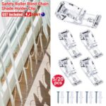 Up to 20pcs Safety Roller Blind Chain Shade Tensioner Holder Clip Curtain Cord