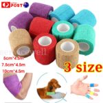 Waterproof Self Adherent Cohesive Horse Bandage Pet Vet Wrap Tape Bulk Stretch - Image 2