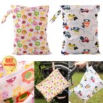 Waterproof Wet Bag for Babies Cloth Nappy Diaper Wipes Swimwear Picnic Pool AU
