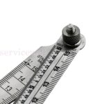 Welding Taper Gage Gauge Depth Ruler Gap Hole Inspection Tool Stainless Steel - Image 6