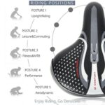 Wide Big Bum Bike Bicycle Saddle Seat Comfort Cruiser Extra Sporty Soft Pad AU - Image 2