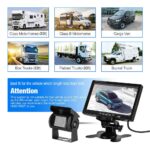 Wireless 7  Monitor 2 CCD 18 IR Color Backup Camera For Truck Caravan Tractor RV - Image 3