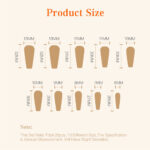100Pcs Long Ballerina Fake Nails Candy Colors Natural Coffin Press on False Nail - Image 2