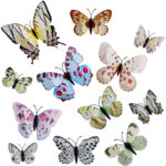 24pcs 3D Butterfly Removable Stickers Decals Wall Window Appliance Magnetic AU - Image 2