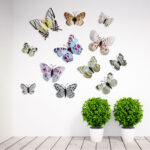24pcs 3D Butterfly Removable Stickers Decals Wall Window Appliance Magnetic AU - Image 3