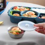 5 Grid Lunch Box Bento Food Picnic Container Microwave Divided Plate Lunch Box - Image 7