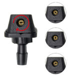 X2 Car Front Windscreen Sprinkler Sprayer Wiper Washer-Nozzle Jet Universal NEW - Image 2