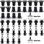 100X Engine Cover Shroud Cowling Guard Fastener Trim Body Clips For TOYOTA HILUX - Image 2