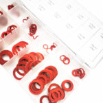 150/600Pcs Assorted Fibre Washer Set Fibre Seals Various Sealing Flat Washers - Image 2