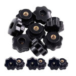 AU M4 M6 M8 M10 Female Brass Thread Through Hole Clamping Nuts Knob Handle 10PCS - Image 4