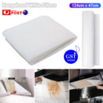 Universal 124cm x 47cm Rangehood White Filters Extra Thick Range Hood