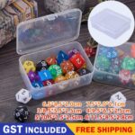 up 10pcs Plastic Storage Box Small Clear Jewelry Organizer Case Container Tools