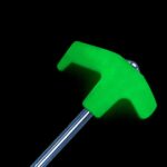 up 15x Heavy Duty Steel Screw Drill Camping Tent Pegs with Glow in The Dark Head - Image 2