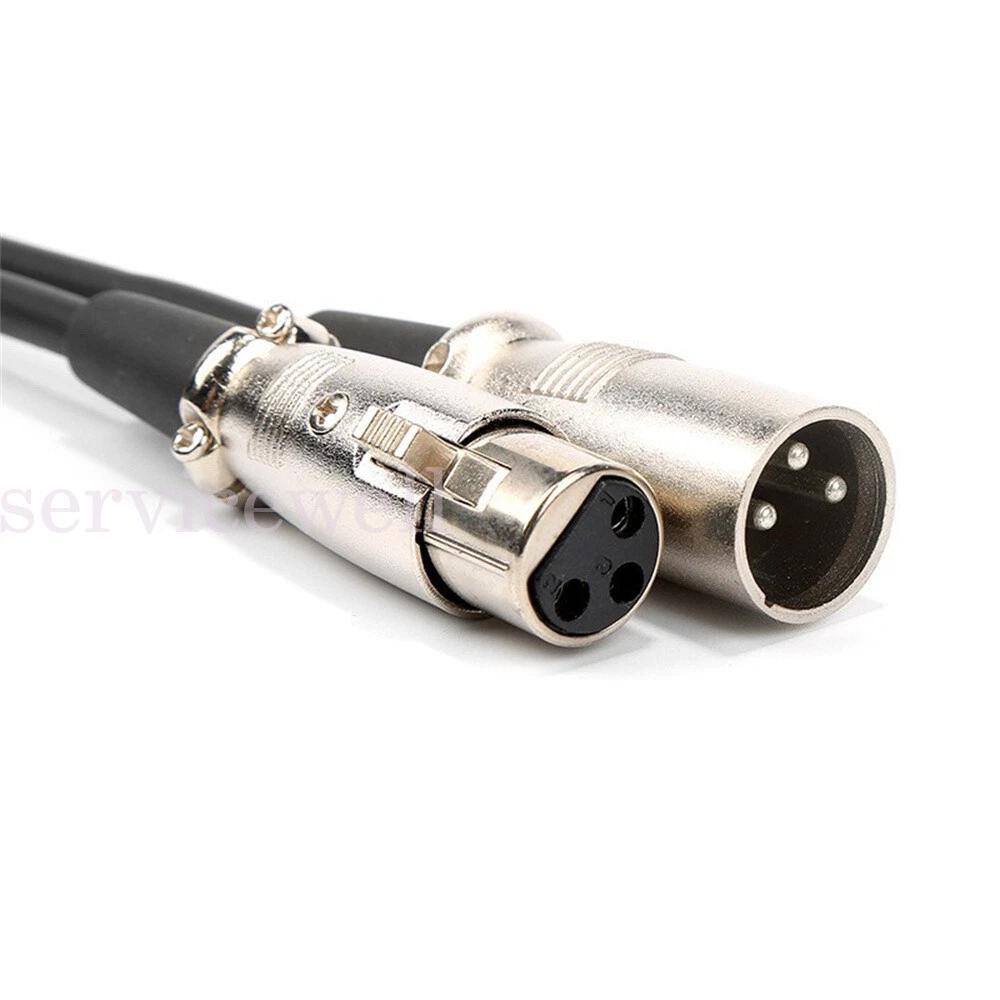 Balanced Microphone Cable XLR Patch Lead Male to Female Extension Mic AU - Image 7