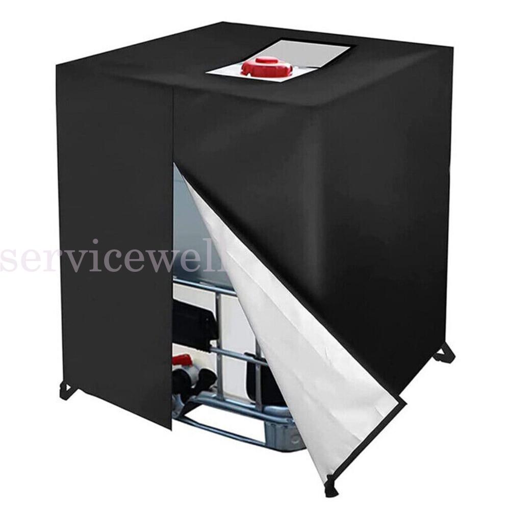 1000L Water Tank Cover Sun Protective Hood UV Resistant Rain IBC Container - Image 6