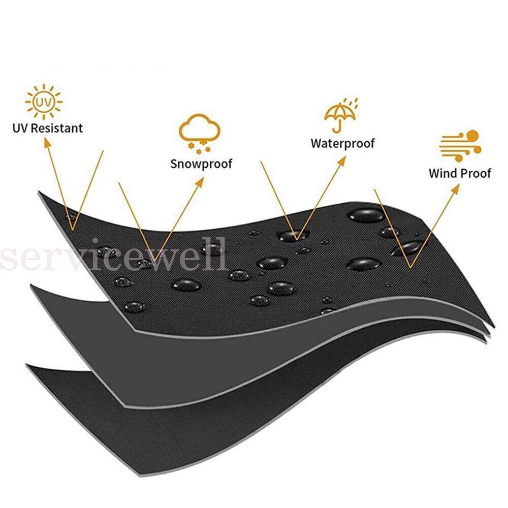 1000L Water Tank Cover Sun Protective Hood UV Resistant Rain IBC Container - Image 4