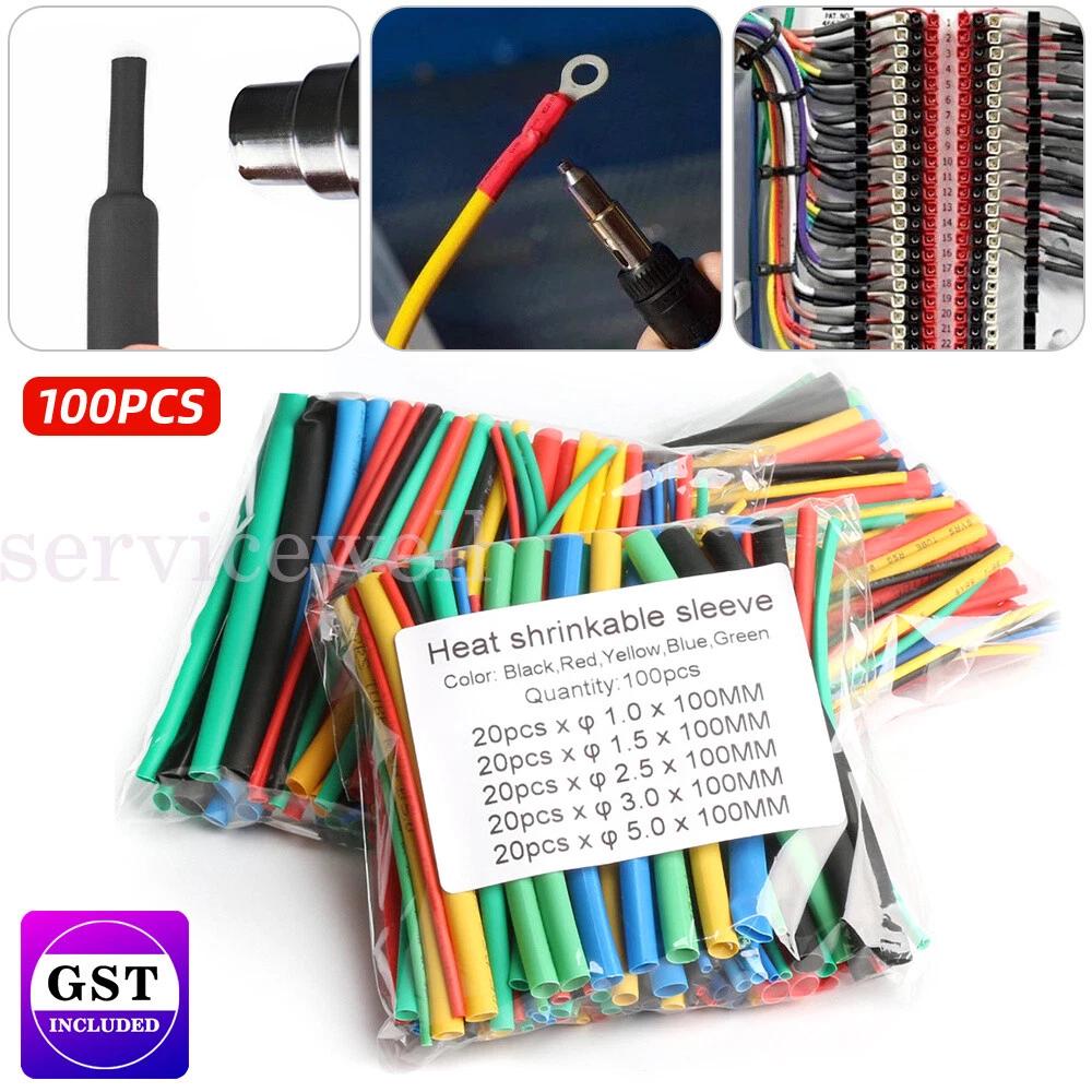 Heat Shrink Tube Tubing Assortment Wire Cable Insulation Sleeving Kits