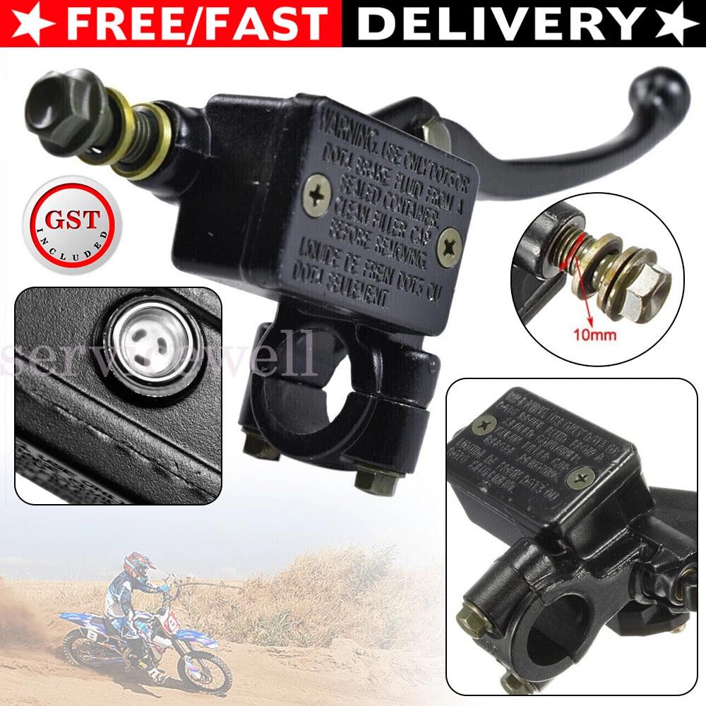 10MM Front Right Hydraulic Brake Master Lever Cylinder Pit Dirt Bike ATV AU