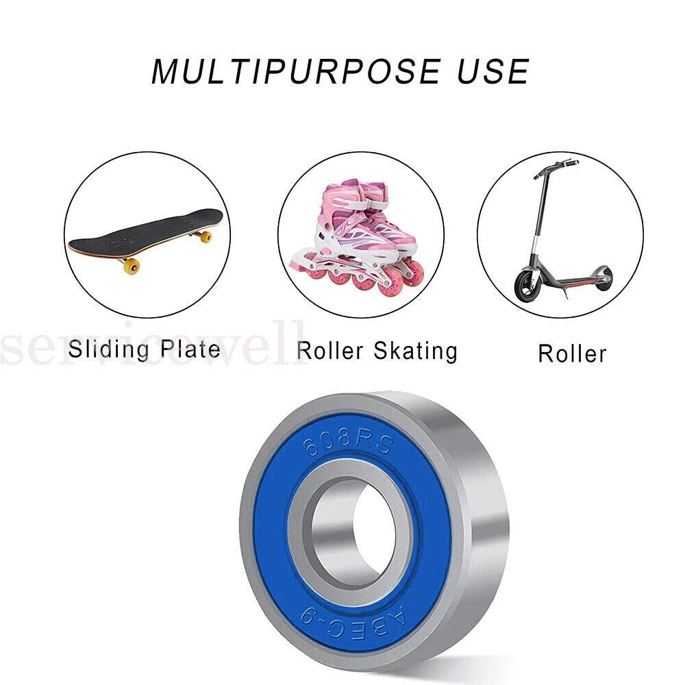 10PCS 9 Bearings Scooter Wheel Bearings / Skateboard / Roller Blade Bearings
