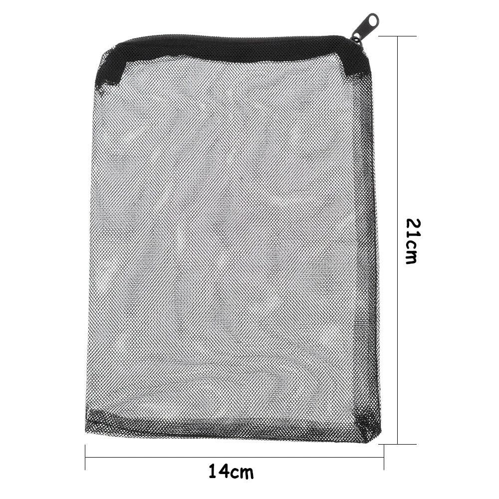 10PCS Aquarium Filter Bag Fish Tank Bio Ball Media Mesh Storage Net Bag With Zip - Image 4