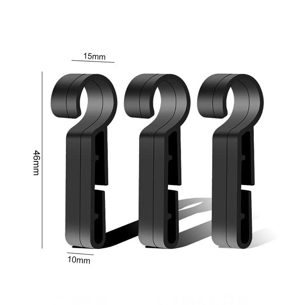 10PCS Helmet Clips Headlamp Hard Hat Safety Helmet Cap Head Lamp Buckle Hook Kit - Image 2