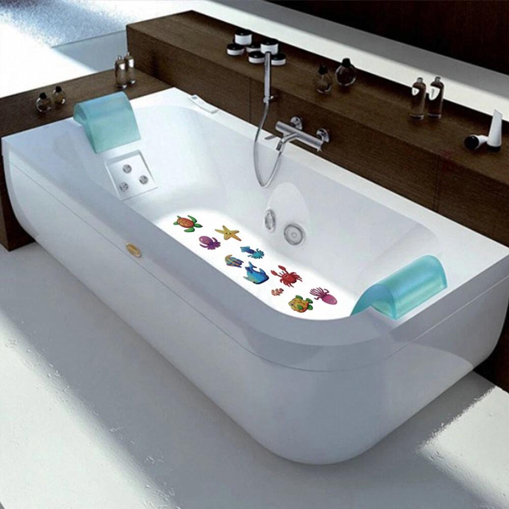 10PCS Non-Slip Stickers Bath Tub Stickers Mat Anti Skid Shower Bathroom Mat Home - Image 4