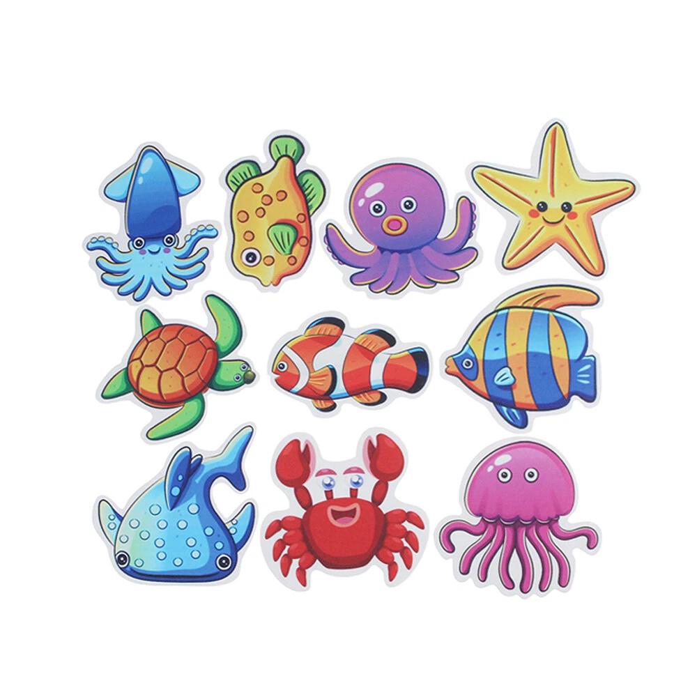 10PCS Non-Slip Stickers Bath Tub Stickers Mat Anti Skid Shower Bathroom Mat Home - Image 3